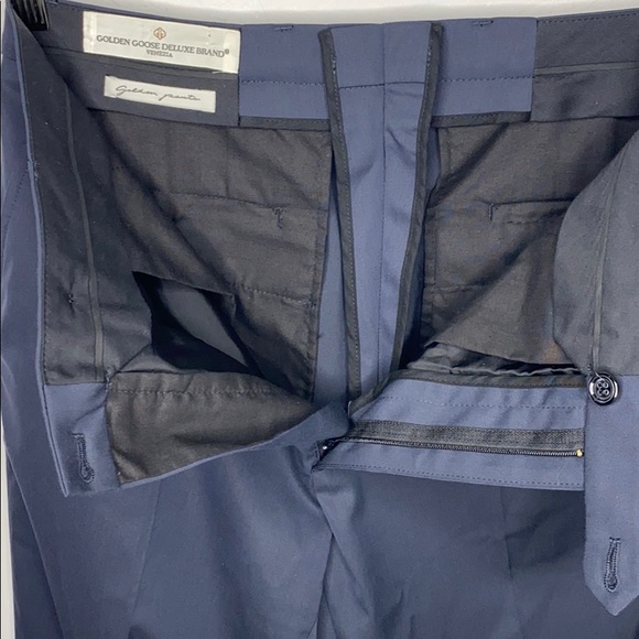 GOLDEN GOOSE DELUXE BRAND PANTS Navy Blue - Picture 5 of 10